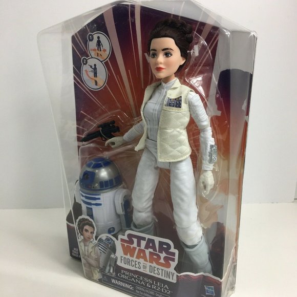Star Wars Forces Of Destiny Princess Leia Organa R2-D2 Adventure Disney Hasbro - Picture 9 of 12